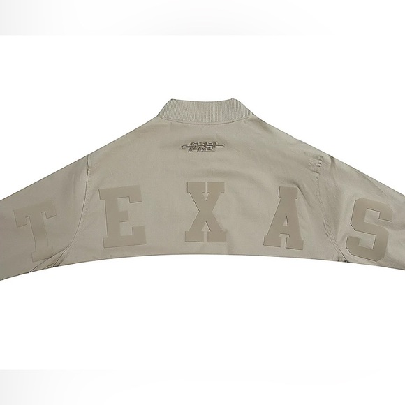 NWT [Pro Standard] Texas Rangers MLB Taupe Varsity Jacket Mens Size S/M/L/XL/2XL